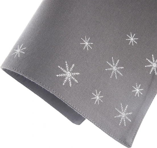 Diseño navideño con copos de nieve