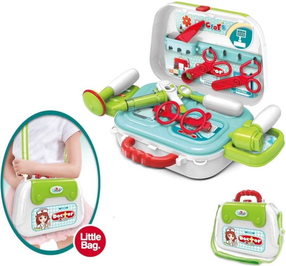 Set médico infantil en un práctico maletín