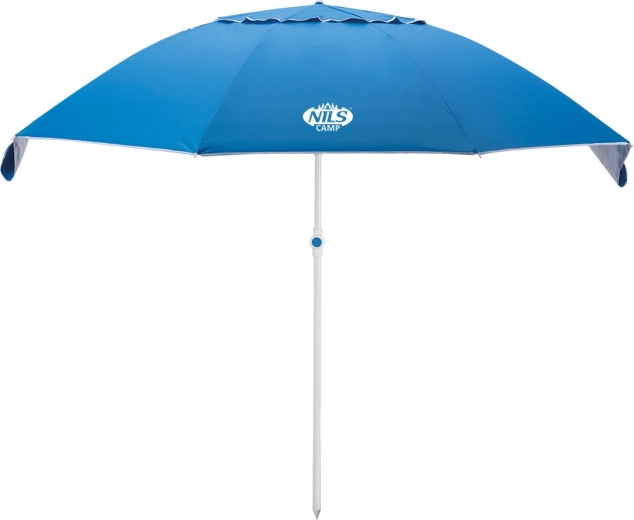 Sombrilla de playa y paraviento NILS CAMP 190 cm azul