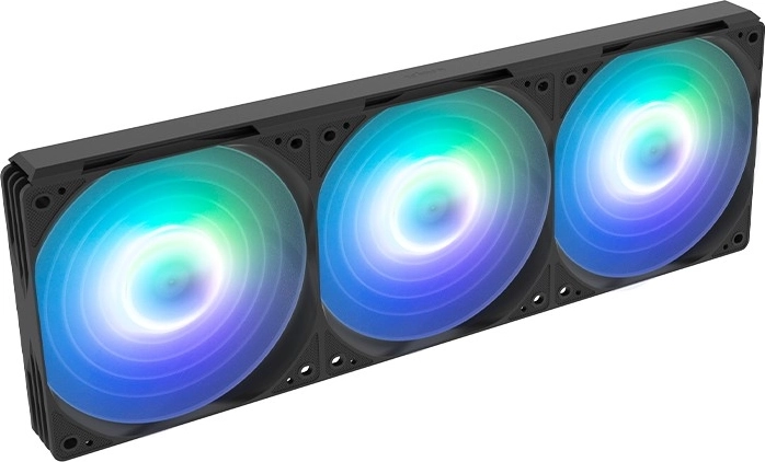 Tres ventiladores de 120 mm para un flujo óptimo