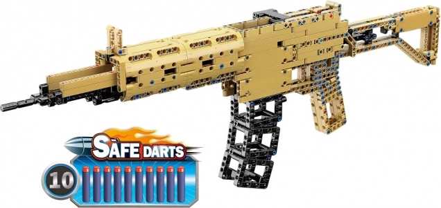 Set de construcción de rifle de asalto Qman M416