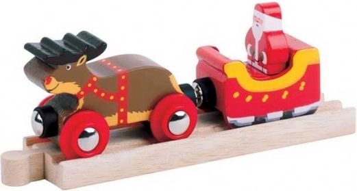 Trineo de Santa con vía Bigjigs Rail