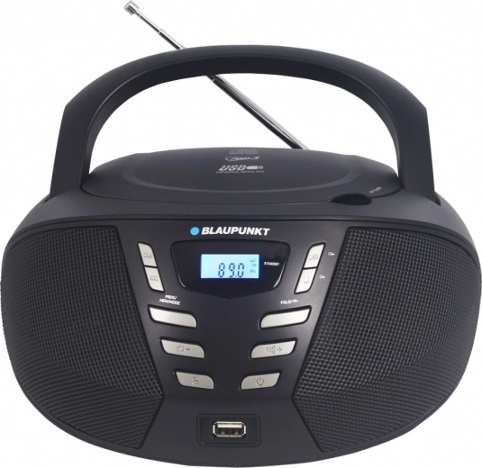 Boombox FM CD/MP3/USB/AUX negro