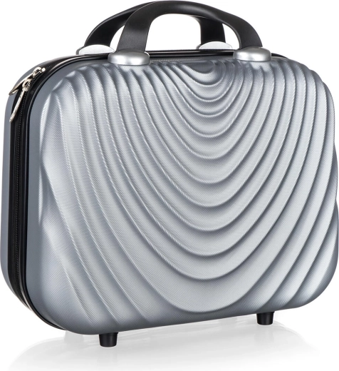 Neceser de viaje de ABS, 15 l, gris