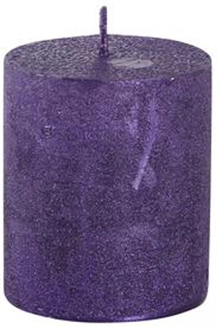 Vela rústica PROVENCE violeta 7 cm