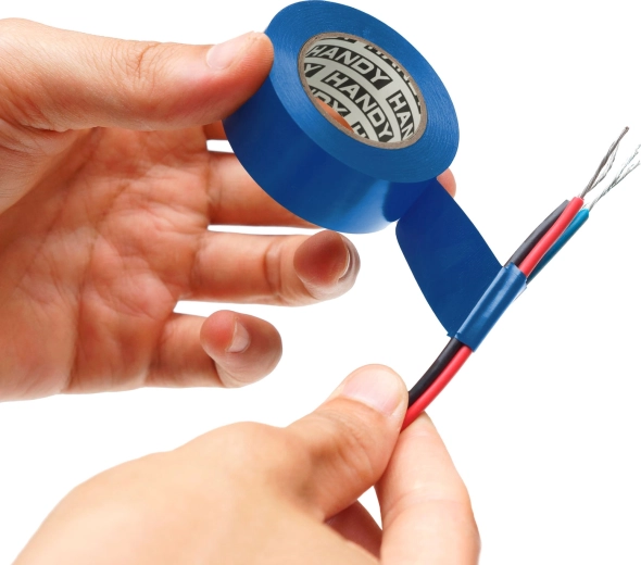 Cinta aislante de PVC azul 19 mm × 20 m