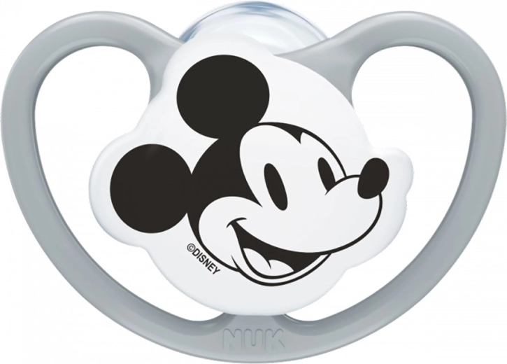 Chupete NUK Perfect Match Air DISNEY MICKEY MOUSE, silicona, 0–6 meses, gris
