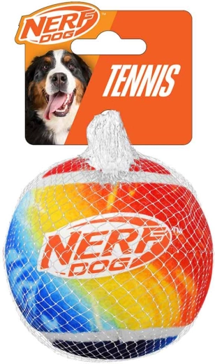 Nerf Dog pelota de tenis para perros sin pito 10 cm