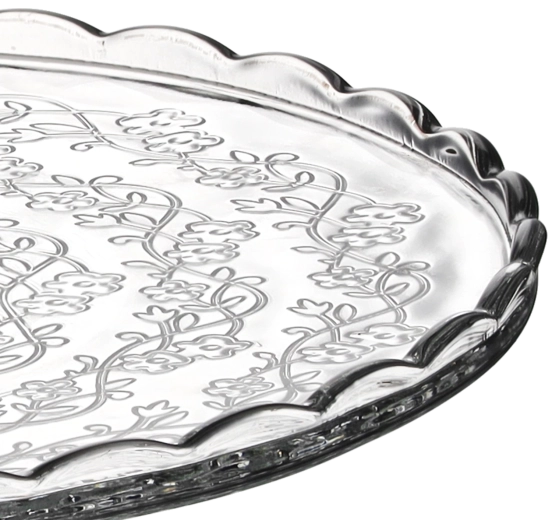 Superficie decorativa de vidrio