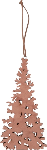 Adorno colgante de madera arbolito 20 × 10,5 cm