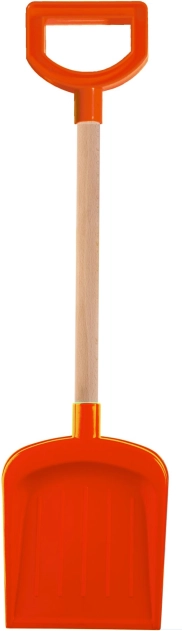 Androni pala con mango de madera y empuñadura 53 cm – Roja