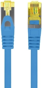 Latiguillo cat. 6A S/FTP LSZH CU 0,25 m azul