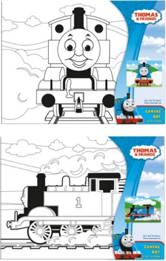 Set de pinturas acrílicas con lienzo Tomek - 1 pieza