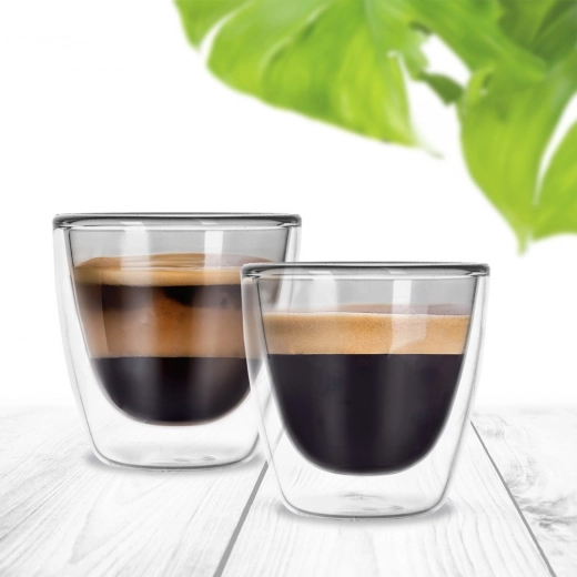 Presentación elegante del espresso