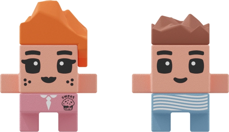 Dos figuras para jugar a interpretar roles
