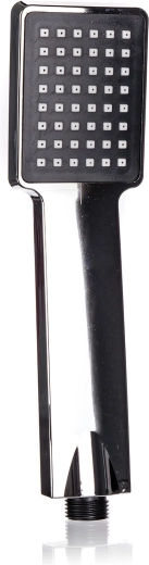 Alcachofa de ducha rectangular estrecha 1 función cromada