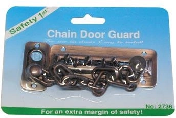 Cadena de seguridad para puerta de acero galvanizado