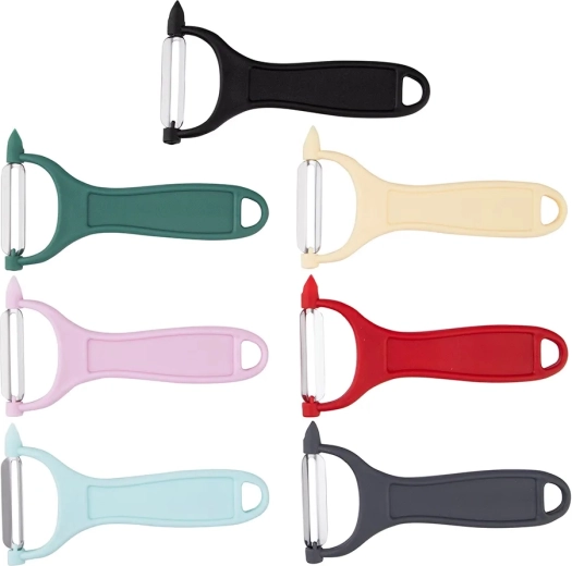 Pelador transversal para verduras con filo liso de 4,5 cm