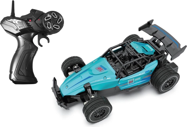 Fórmula RC metálica con control remoto de 21 cm