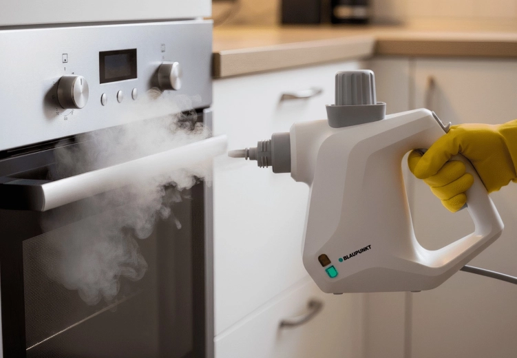 Presión de vapor de hasta 3,5 bar para la suciedad resistente