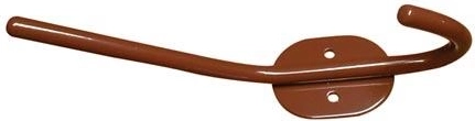 Percha Mono 55 × 155 mm marrón metálica de pared