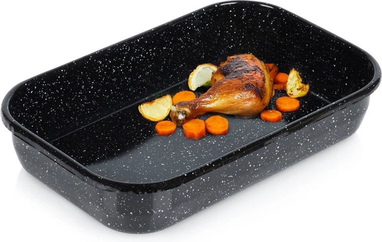 Fuente rectangular esmaltada 3,4 l, 34 × 22 × 6,5 cm ORION