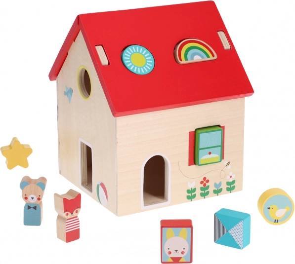 Petit Collage encajable casita con animalitos