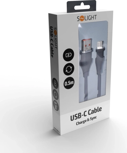 Longitud compacta de 0,5 m y embalaje en blíster