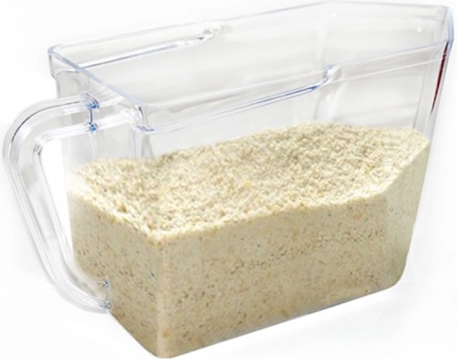 Recipiente transparente de plástico para alimentos 1,5 l