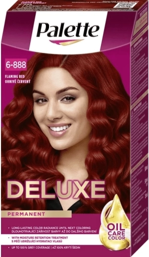 Tinte permanente para el cabello Palette Deluxe rojo fuego 50 ml