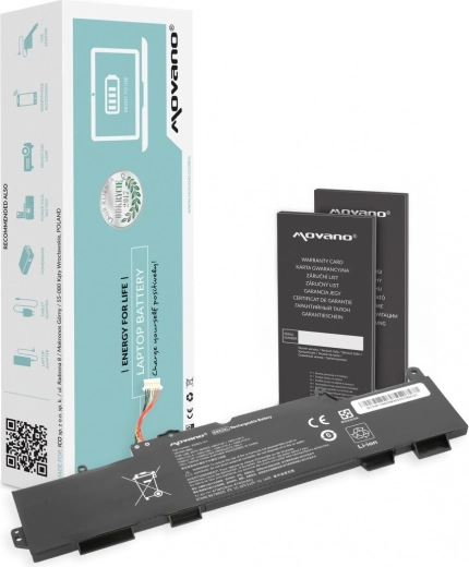 Batería Movano SS03XL para HP EliteBook 735/745/840 G5 y G6 (4100 mAh, 47 Wh)
