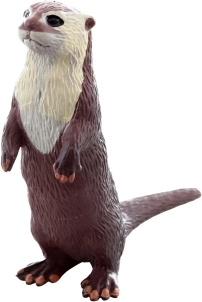Figura de plástico de nutria