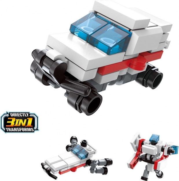 Qman Trans Collector 3v1 SUV de rescate (set de construcción)