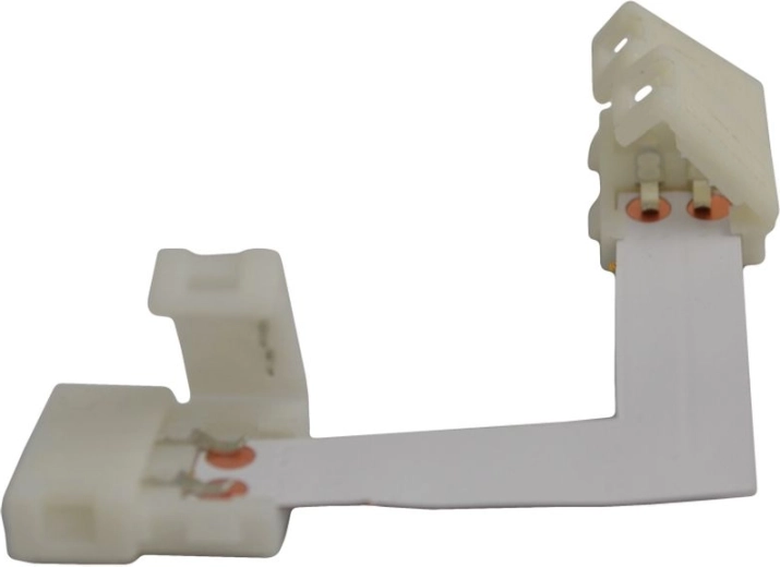 Conector angular de conexión Solight para tiras LED de 8 mm - 1 unidad