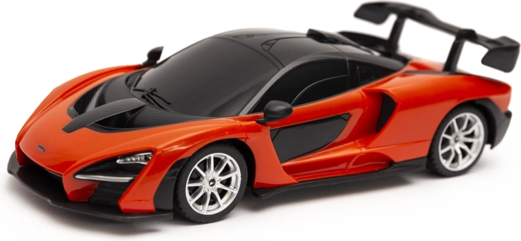 Coche RC Rastar McLaren Senna teledirigido 1:24 naranja