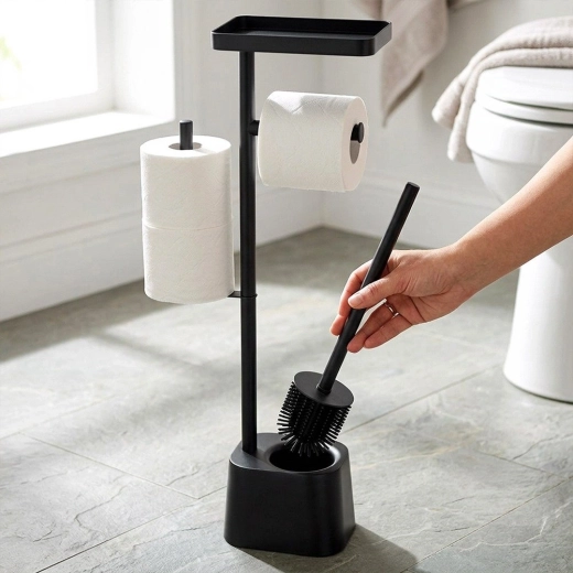 Escobilla de WC de silicona para una limpieza fácil