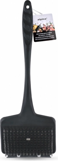 Cepillo para limpiar la parrilla 44 × 13 cm negro