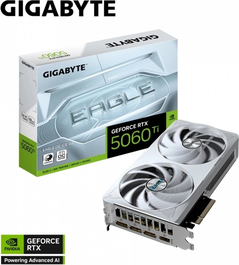 Tarjeta gráfica GeForce RTX 5060 Ti Eagle OC Ice 8G