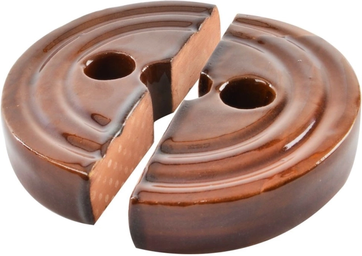 Diseño de dos piezas con orificios para fácil inserción