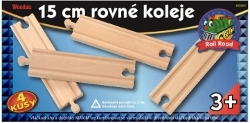 Maxim vías rectas 15 cm – 4 uds
