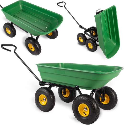 Carro de jardín Humberg con caja basculante 52 l