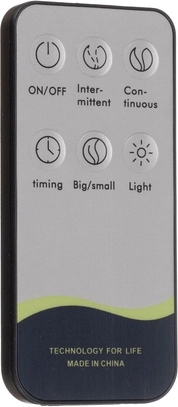 Control cómodo a distancia y temporizador