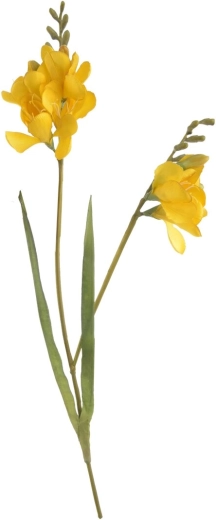 Flor artificial Fresia amarilla 54 cm