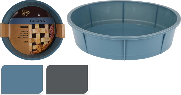 Molde redondo de silicona para tarta 27 cm