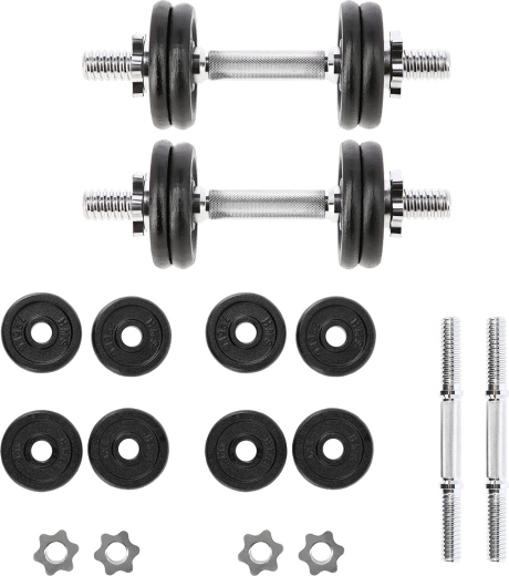 Mancuernas ajustables HMS 2 × 7 kg