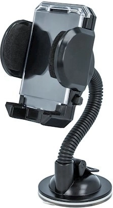 Setty soporte flexible universal para coche en el parabrisas, negro