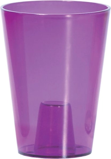 Maceta para orquídeas Coubi Orchid 13 cm – violeta transparente