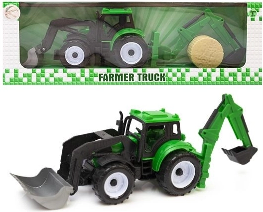 Tractor excavadora con remolque - 1 unidad