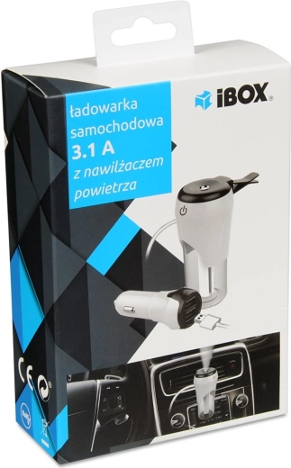 Cargador para coche USB 2.1A con difusor de aroma iBOX CH-01