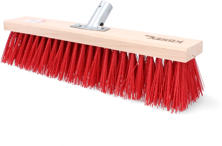 Escoba de calle 50 cm con fibras de nylon
